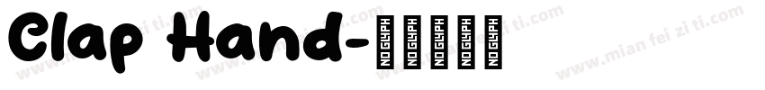 Clap Hand字体转换
